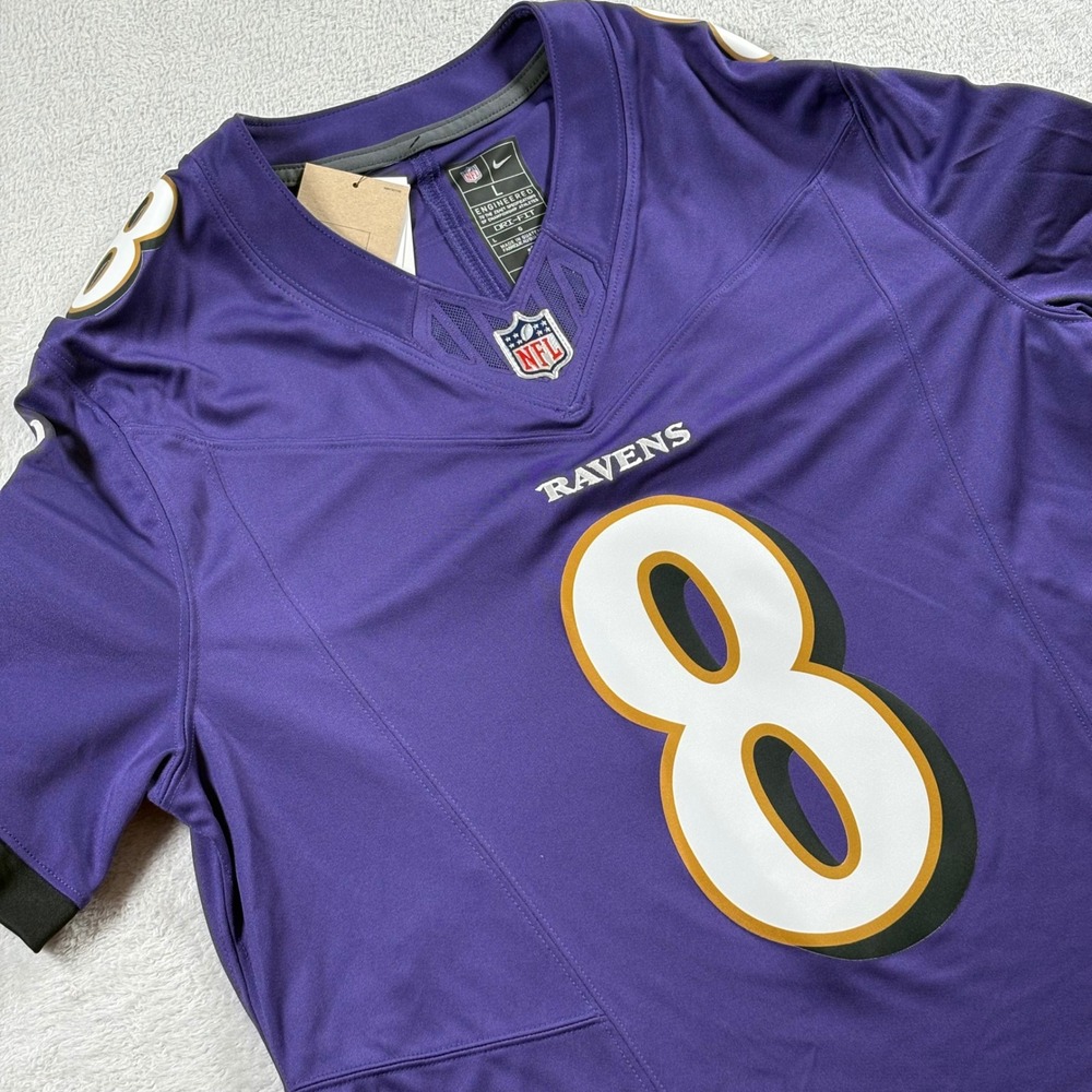 Lamar Jackson Baltimore Ravens Nike Vapor‎ F.U.S.E. Limited Jersey Purple Large